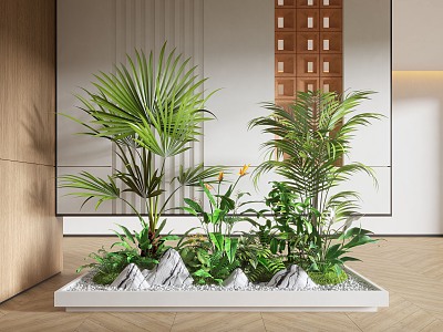 Modern Indoor Landscape Landscaping Landscape Setches Indoor Landscape Indoor Landscape Bryophytes Plant Heap model