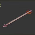 Crossbow Bow Arrow Crossbow Mechanical Crossbow Shifting Bow and Arrow Shoot Distal Equipment Weapons 3d model