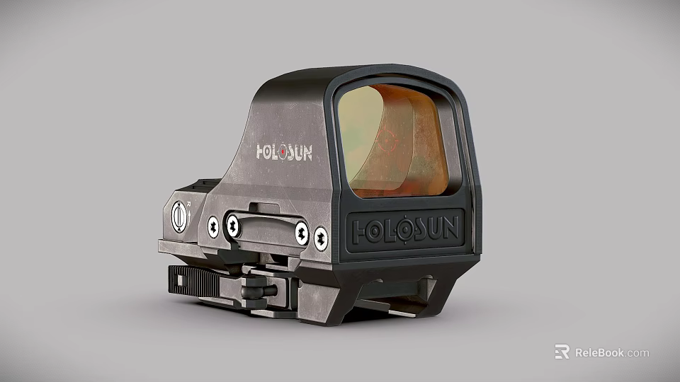 HOLOUN Tactical Red Dot Sight Featuring Compact Design Durable Construction Clear Lens For Shooting Accuracy 3d model 