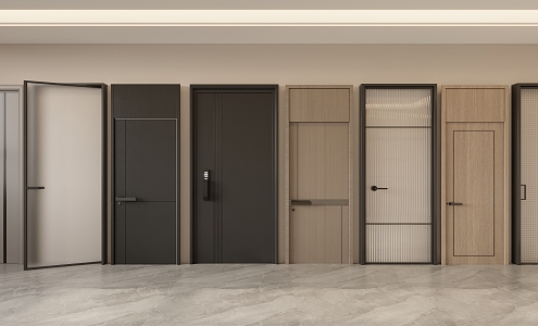 Modern door 3d model