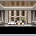 Modern Luxury Hotel Lobby Interior Design With Elegant Decor Cozy Seating And Soft Ambient Lighting