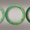 Green bracelet 3d model