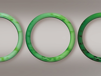 Green bracelet 3d model