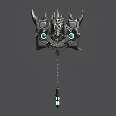 Hammer Modern Weapon Game 3d model