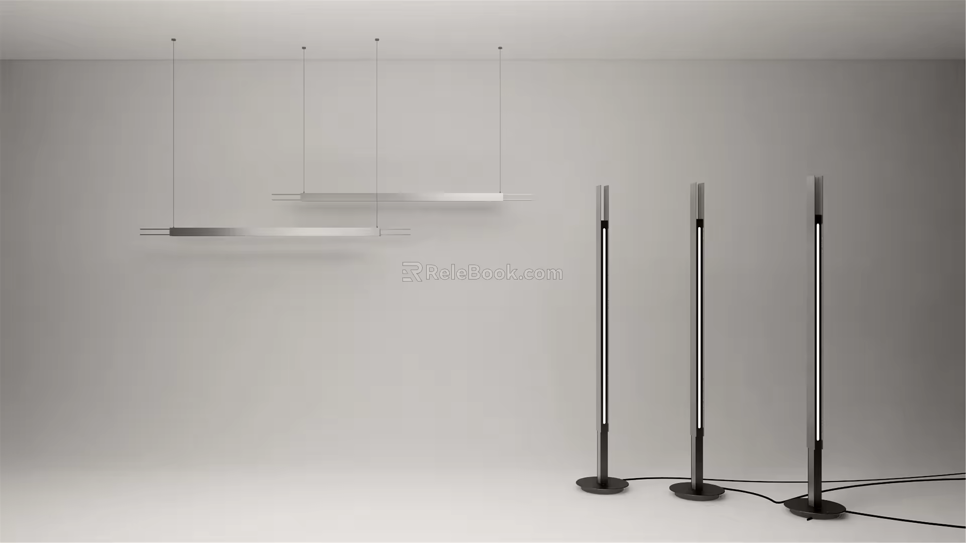 Modern lamps and lanterns combination Cai lie strong gap light lamp chandelier floor lamp 3d model