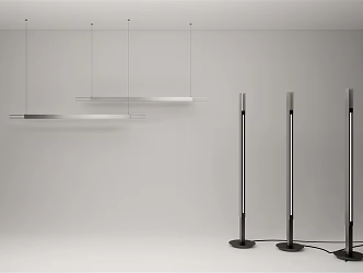 Modern lamps and lanterns combination Cai lie strong gap light lamp chandelier floor lamp 3d model