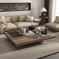 Middle Ancient Style Coffee Table 3d model