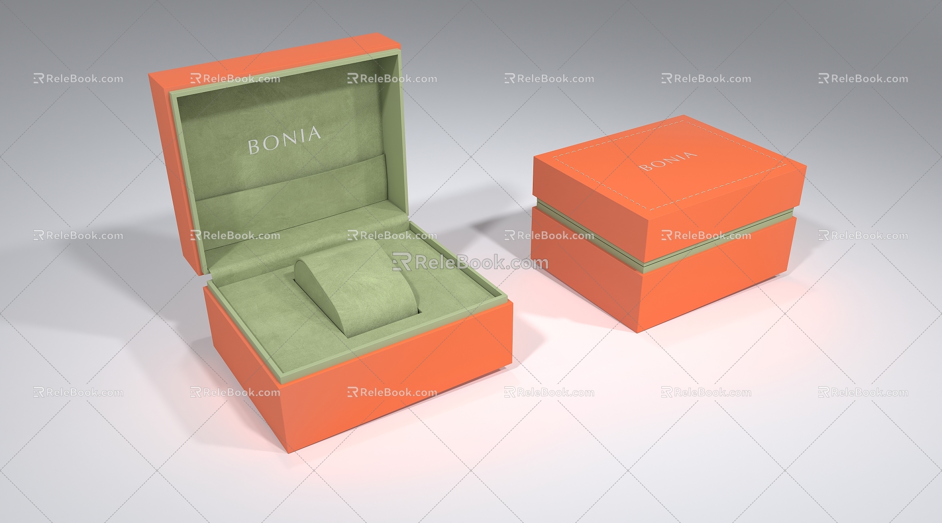 Gift box gift box watch box watch watch box packaging box 3d model