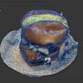 Crispy Chicken Burger with Golden Toasted Bun Fresh Lettuce Melted Cheese and Juicy Filling
