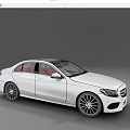 Sleek White Luxury Sedan Featuring Red Interior And Sporty Alloy Wheels
