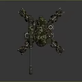 Modern robot spider robot mecha spider sci-fi spider 3d model