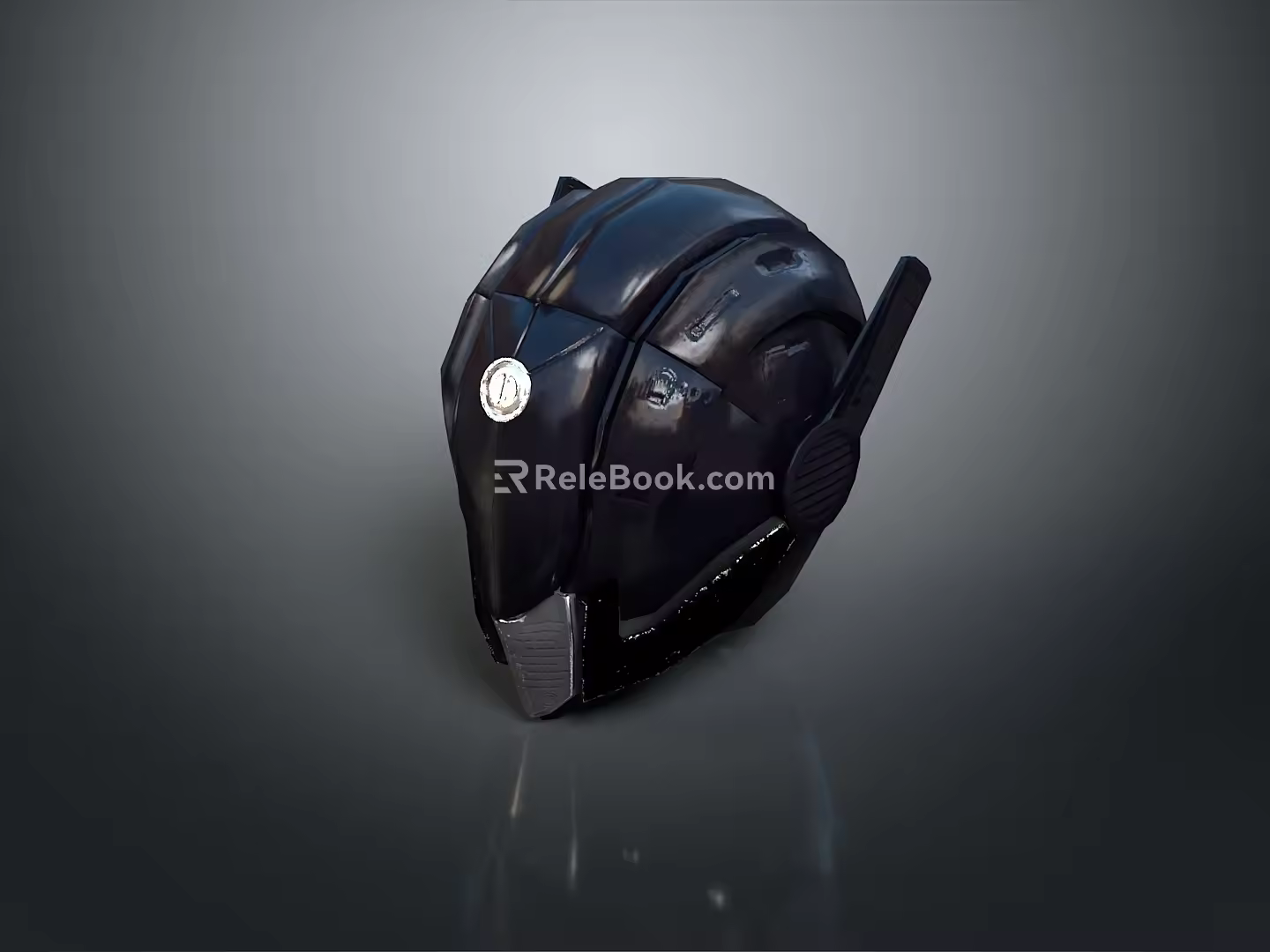 Sci-Fi Helmet Alien Helmet-Helmet High Tech Helmet Game Helmet 3d model