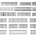Various Decorative Fence Designs Including Metal And Glass Railings For Outdoor Use