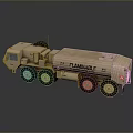 Flammable Cargo Transport Heavy Duty Multi Wheel Fuel Tanker Utility Vehicle
