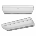 Hitachi White Wall Mounted Air Conditioners With Modern Design Features 3d model