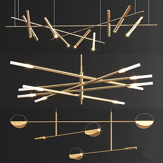 Bolia Esprit Rousseau Chandelier -3 species 3d model