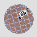 Modern Round Carpet 3d model