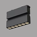 Modern Black Recessed Downlights And Spotlights With Multiple Lamps For Indoor Lighting