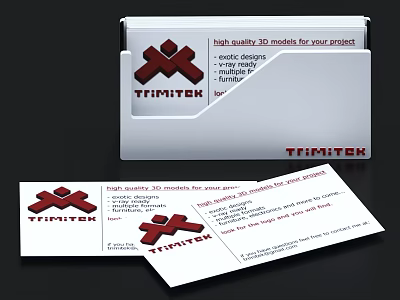TIMITEK Business Card Design Featuring High Quality 3D Models Custom Designs And Rapid Prototyping Services 3d model