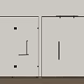 Modern Glass Shower Doors With Black Frame And Sleek Handles Design
