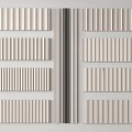 Various Styles of Wall Panels with Vertical and Horizontal Strip Designs for Home Interior