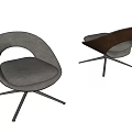 Single sofa 3d model
