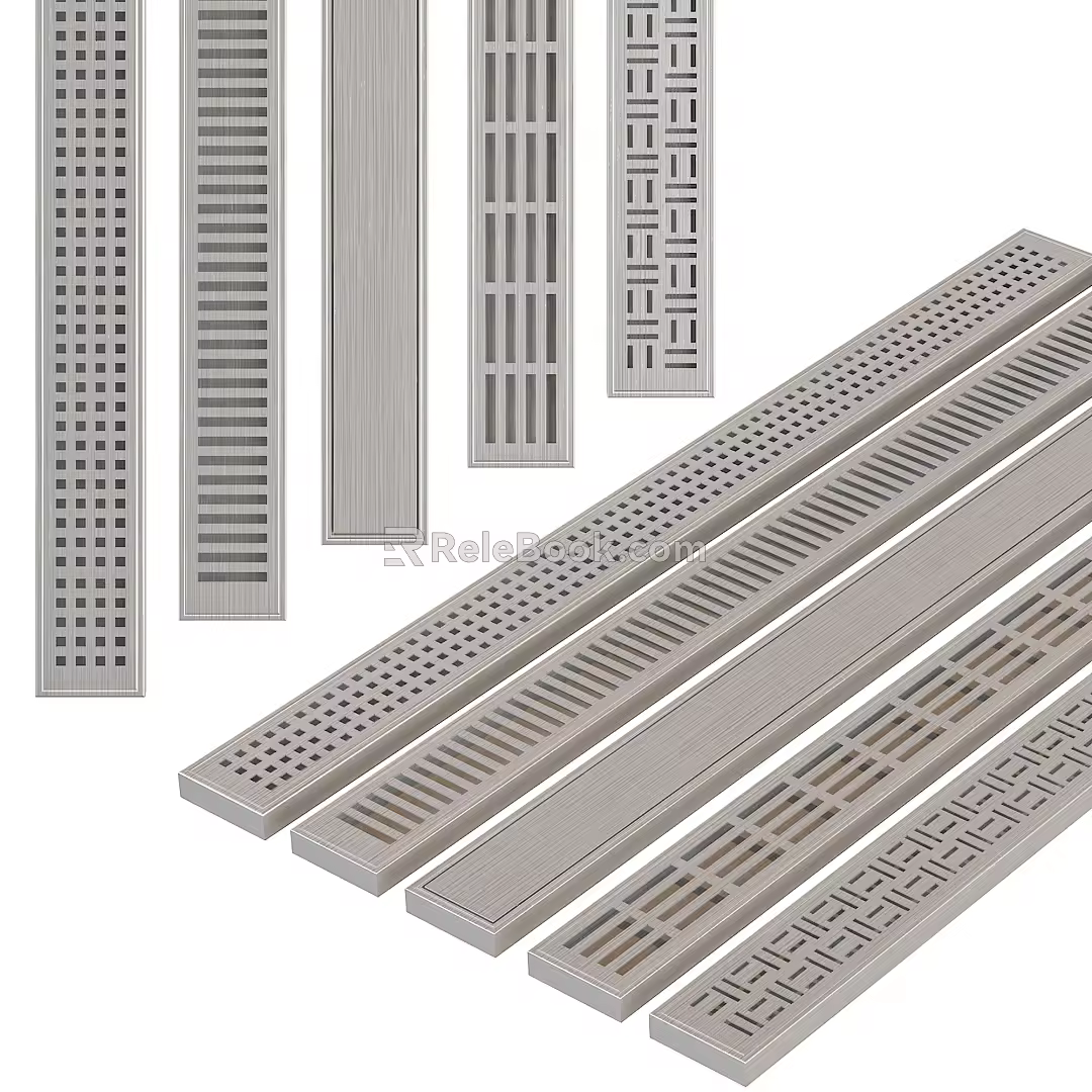 modern floor drain 3d model