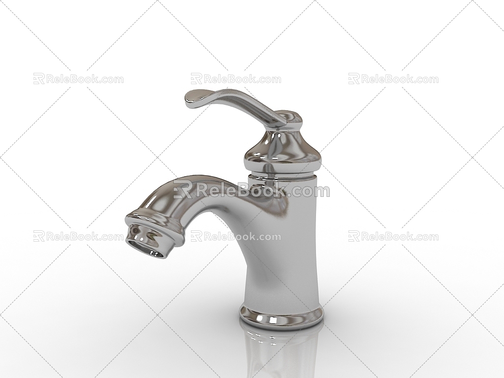 Modern hardware faucet 3d model