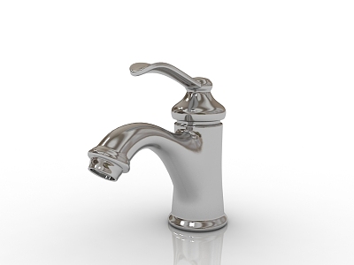 Modern hardware faucet 3d model