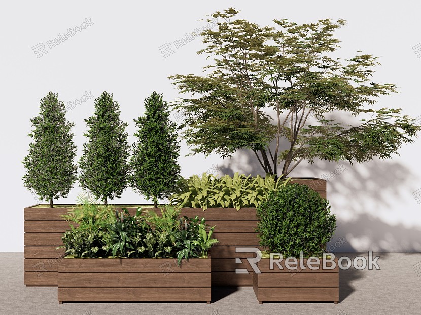 Modern Flower Box model