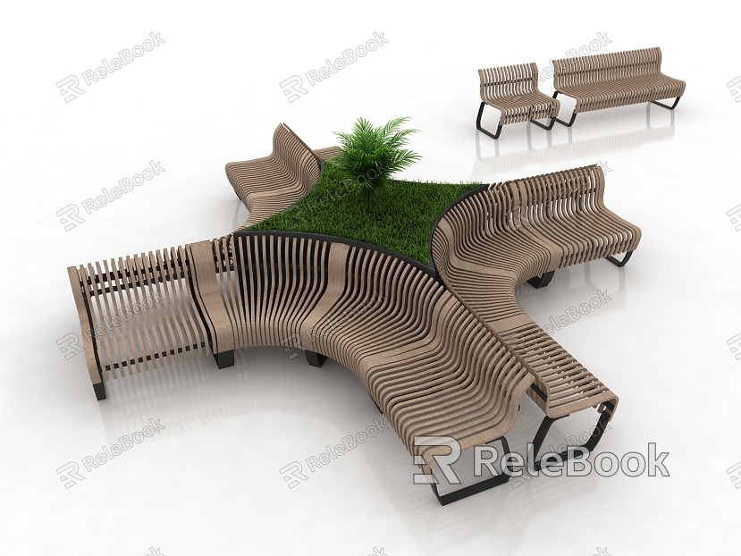 Modern Outdoor Chair Shopping Mall Seat model