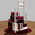 Coca Cola Red Cans Display Stand With Real Taste Sign And Starry Base