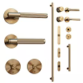 Elegant Brass Door Handles With Knobs And Levers For Home Interior Design