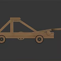 Wooden Children's Toy Trucks With Wheels And Simple Crafted Structure