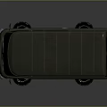 Vintage Silver Van With Classic Design Custom Green Wheels And Retro Exterior