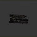 typewriter old typewriter antique typewriter classical typewriter english typewriter game item 3d model