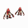 Virtual Character Animation Game Role Robot 3d model