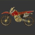 Motorcycle Two-wheeled Motorcycle Cross-country Motorcycle Road Race Motorcycle Motor Vehicle Transport 3d model