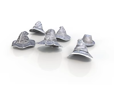 Stylish Metal Hat Shaped Living Supplies For Home Decor And Daily Use 3d model