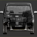 White Modern MPV Car Exterior With Sleek Body And Alloy Wheels