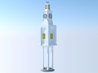 Modern Retail Display Shelves with Sturdy Structure and Glass Door Design 3d model
