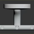 Stainless Steel Wall Mounted Hanging Rack with Three Hooks for Bathroom and Kitchen Daily Use