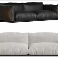 Modern Sectional Sofa With Black Brown White Color Options And Comfortable Seating Design