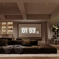 Basement Home Gym Space With Fitness Equipment And Art Decor
