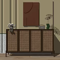 Nordic Side Cabinet 3d model