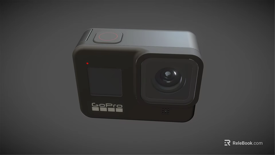 GoPro Hero Digital Action Camera With 4K Video Recording And Waterproof Design For Sports 3d model 