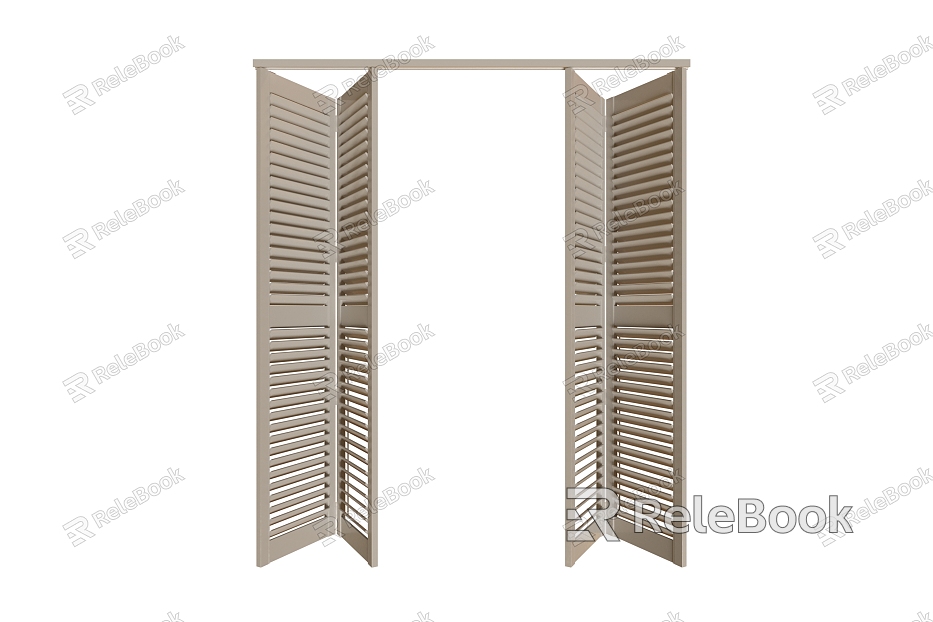 Modern folding door shutter door model