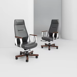 Modern Leather Chair Office Chair Swivel Chair Conference Chair Front Chair 3d model