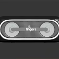 Fingers Portable Bluetooth Speaker Modern Design With Dual Speakers And Metal Casing