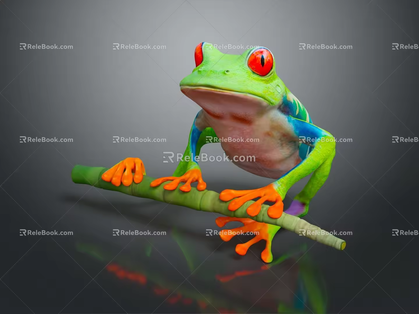 Frog Frog Frog Poison Frog Game Frog Reptile Cold Blooded Animal Reptile Reptile 3d model
